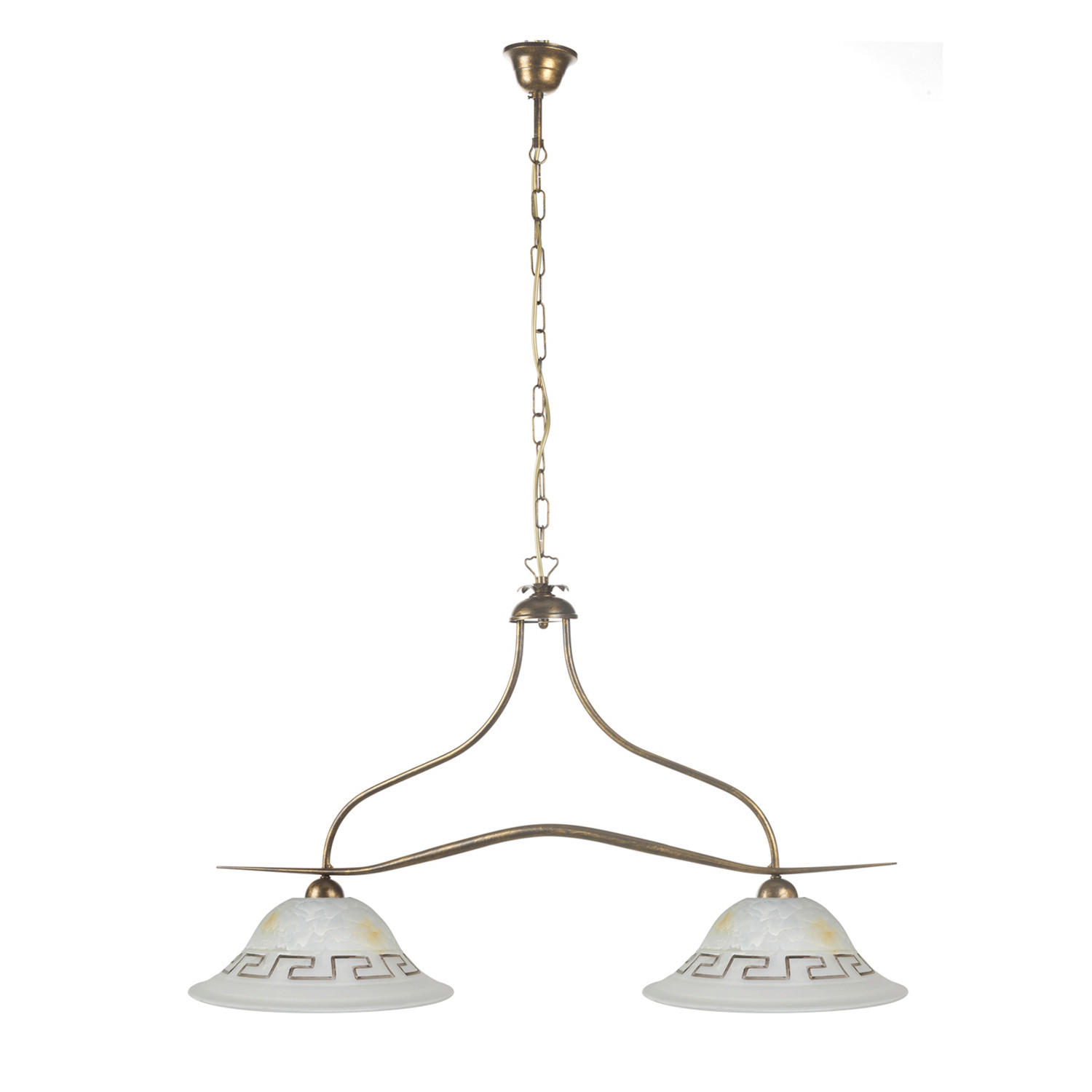 HÄNGELEUCHTE 4807 CORINNE 85/30/110 cm  - Braun, Basics, Metall (85/30/110cm)