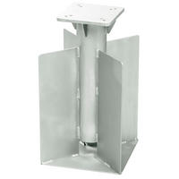 SONNENSCHIRMSTÄNDER Silberfarben  - Silberfarben, Basics, Metall (25/25/45cm) - Schneider