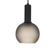 HÄNGELEUCHTE 25/120 cm  - Schwarz/Grau, Trend, Glas/Metall (25/120cm) - Novel
