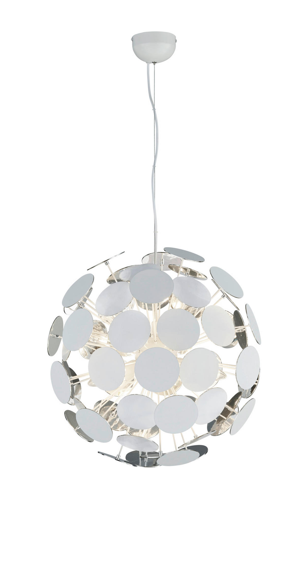 HÄNGELEUCHTE 54/150 cm    - Weiss, Design, Kunststoff/Metall (54/150cm) - Trio Leuchten