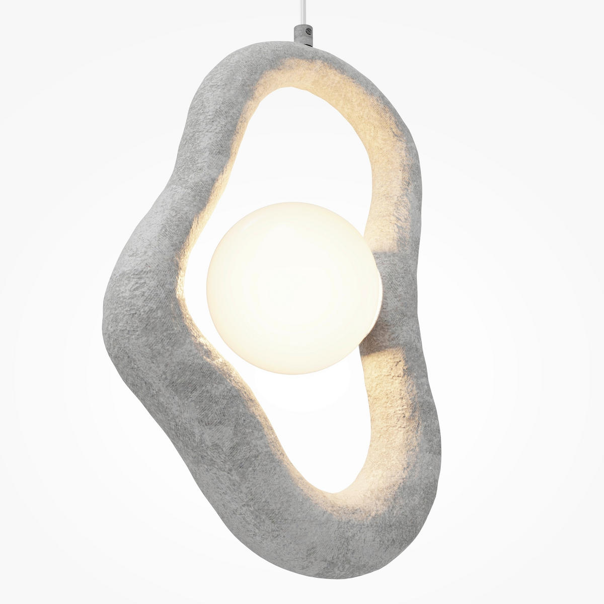 PENDELLEUCHTE Opus 27.5/340.5/12 cm  - Grau, Design, Metall (27.5/340.5/12cm) - MAYTONI