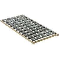TELLERLATTENROST 140/200 cm Buche  - Birkefarben/Mokka, Basics, Holz (140/200cm) - Novel