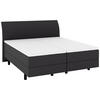 BOXSPRINGBETT 180/200 cm  in Grau  - Schwarz/Grau, KONVENTIONELL, Kunststoff/Textil (180/200cm) - Musterring