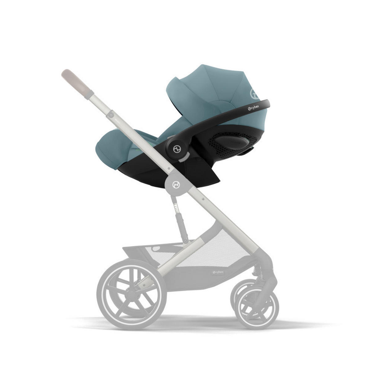 NOSILJKA ZA BEBE  Cloud G i-Size Plus  - pastelno plava, Basics, tekstil/plastika (68-72/43.5/35.5-59.5cm) - Cybex