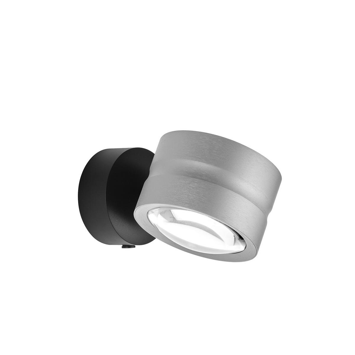 LED-WANDLEUCHTE Mika  11 cm  - Alufarben, Design, Metall (11cm) - elements by BANKAMP