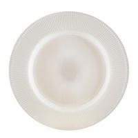 PLATZTELLER 34 cm  - Weiss, Konventionell, Glas (34cm) - Novel