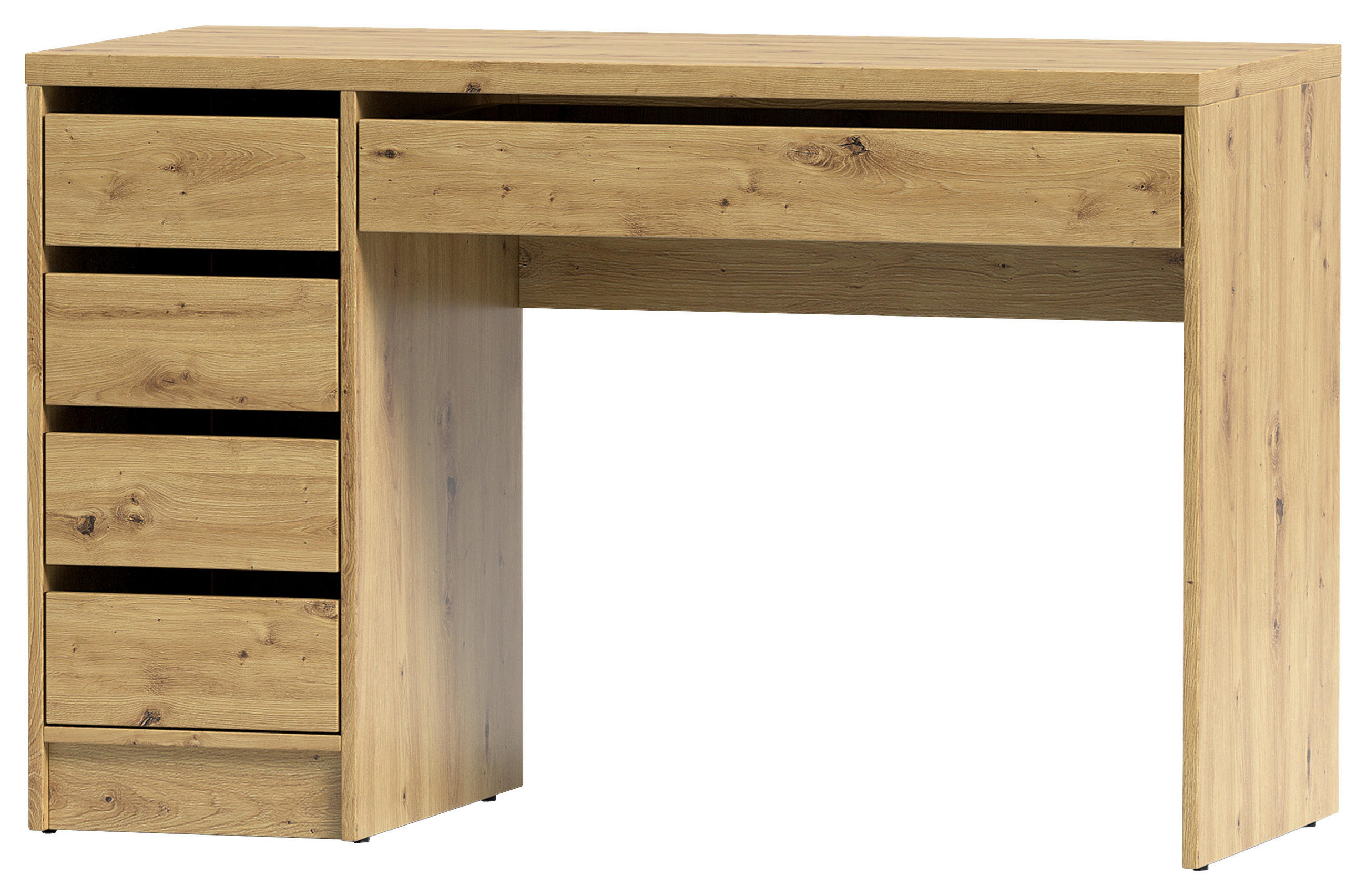 SCHREIBTISCH 120/55/77,6 cm Eiche Artisan   - Eiche Artisan, MODERN, Holzwerkstoff (120/55/77,6cm) - Livetastic