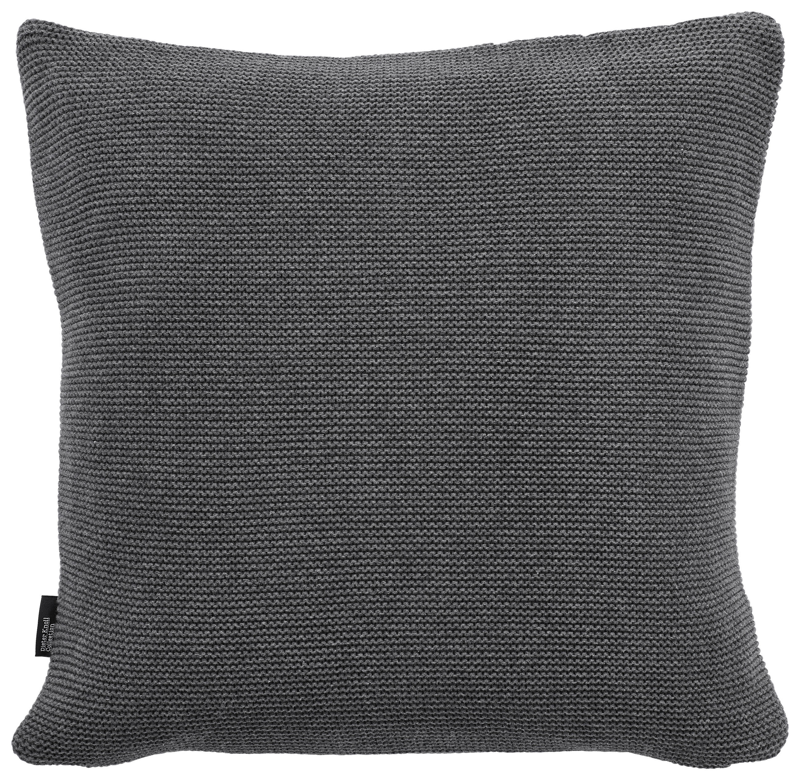 POTAH NA POLŠTÁŘ 50/50 cm - tmavě šedá, Basics, textil (50/50cm) - Dieter Knoll