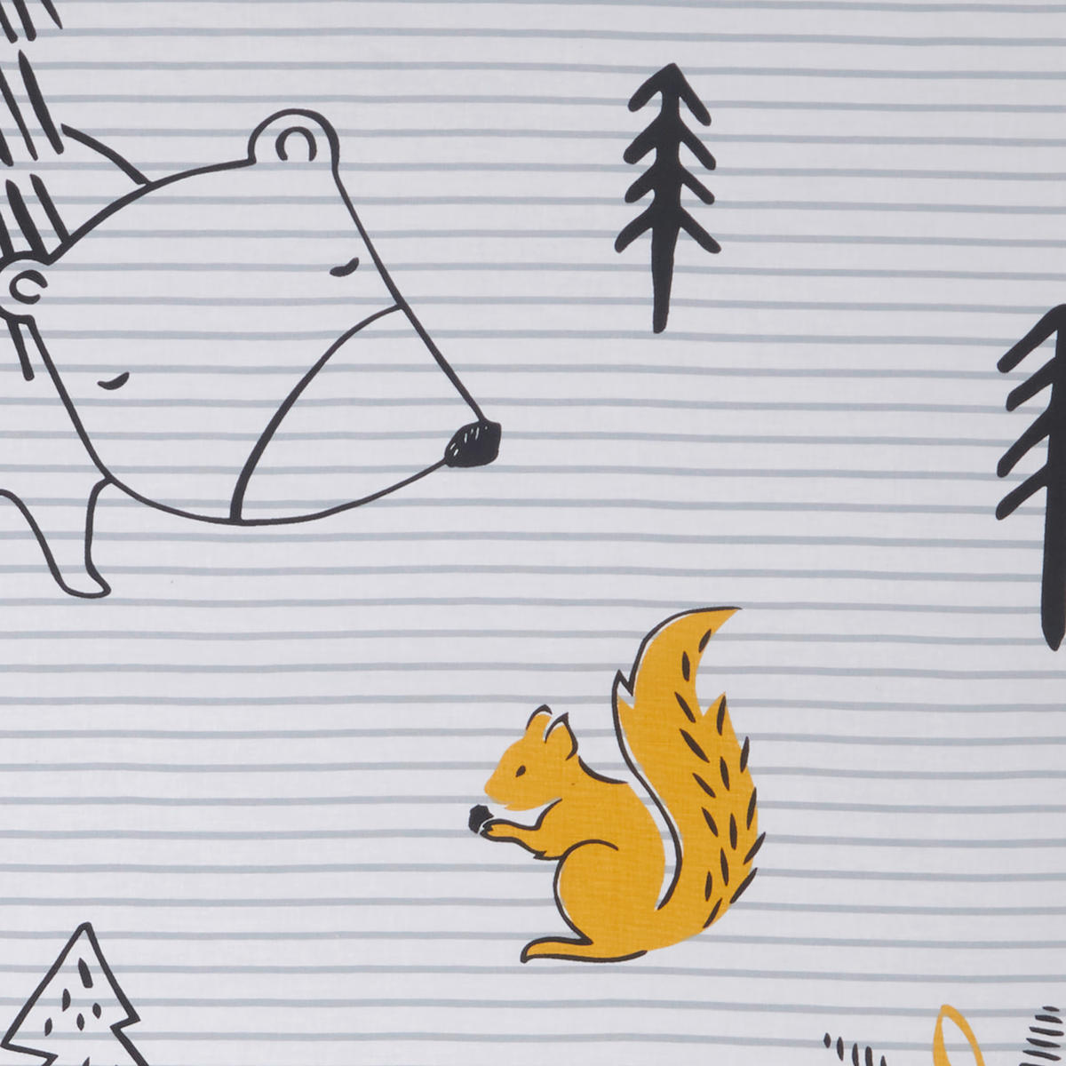 BABYBETTWÄSCHE Perkal 100/135 cm  - Grauweiß, Trend, Textil (100/135cm) - Avelia