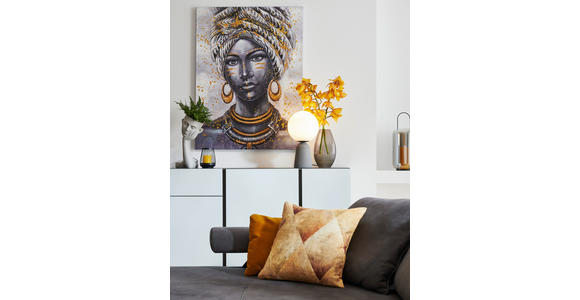 ECKSOFA  in Mikrofaser Anthrazit  224/305 cm  - Anthrazit/Schwarz, Design, Textil/Metall (224/305cm) - Dieter Knoll