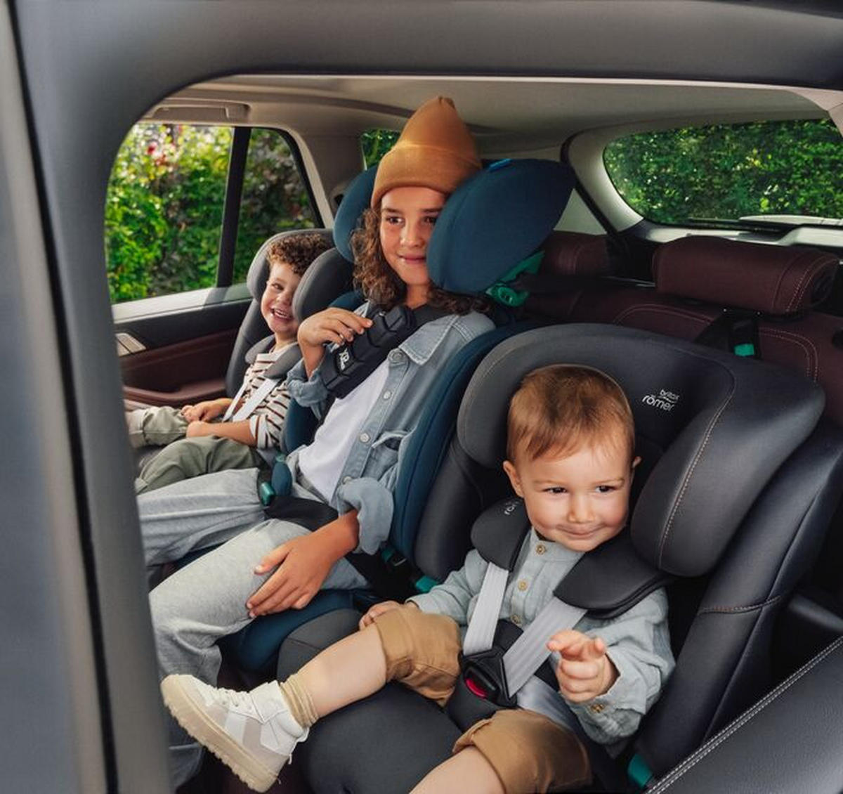 KINDERAUTOSITZ Advansafix Pro  - Greige/Hellgrau, Basics, Kunststoff/Textil (44/60/48cm) - Britax Römer
