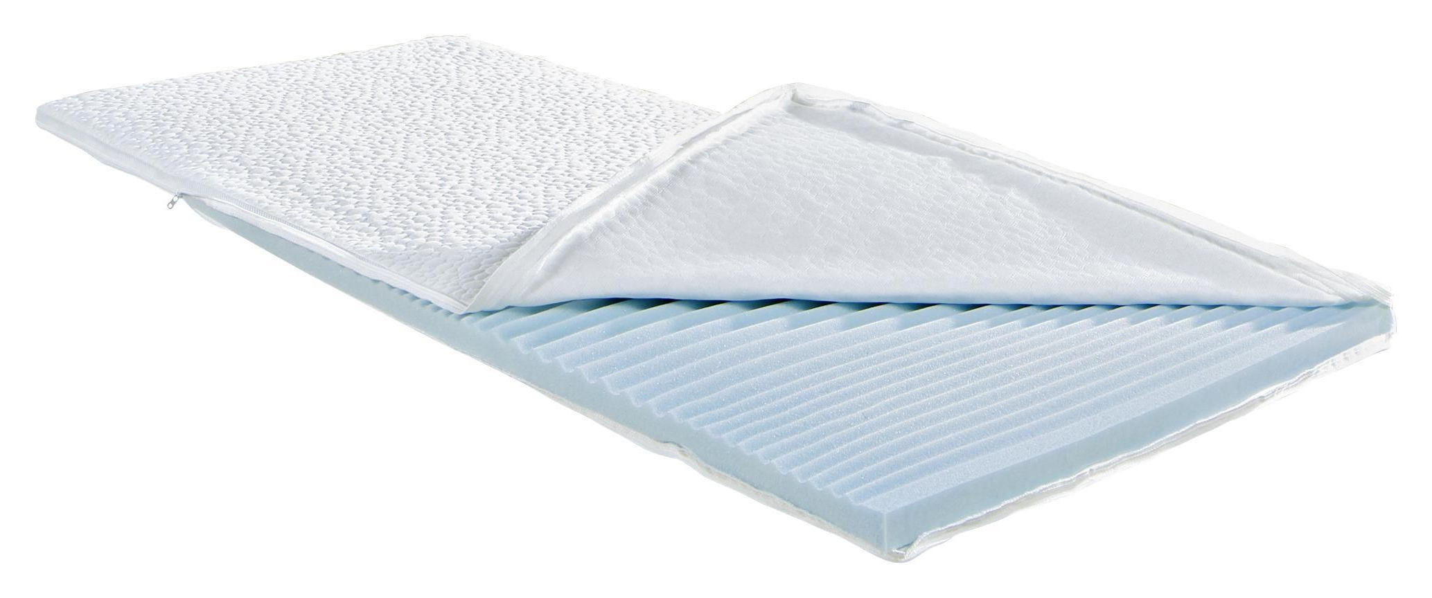 TOPPER 180/200 cm Höhe ca. 4,25 cm  - Weiß, KONVENTIONELL, Textil (180/200cm) - Sleeptex