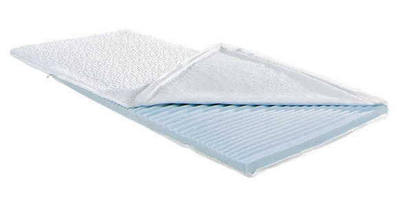 TOPPER 180/200 cm Höhe ca. 4,25 cm - Weiß, KONVENTIONELL, Textil (180/200cm) - Sleeptex