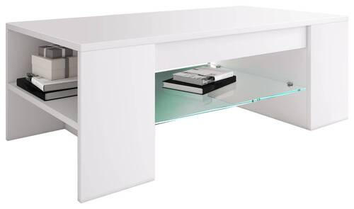 COUCHTISCH 100/50/35 cm rechteckig Weiß  - Weiß, MODERN, Holzwerkstoff (100/50/35cm) - MID.YOU