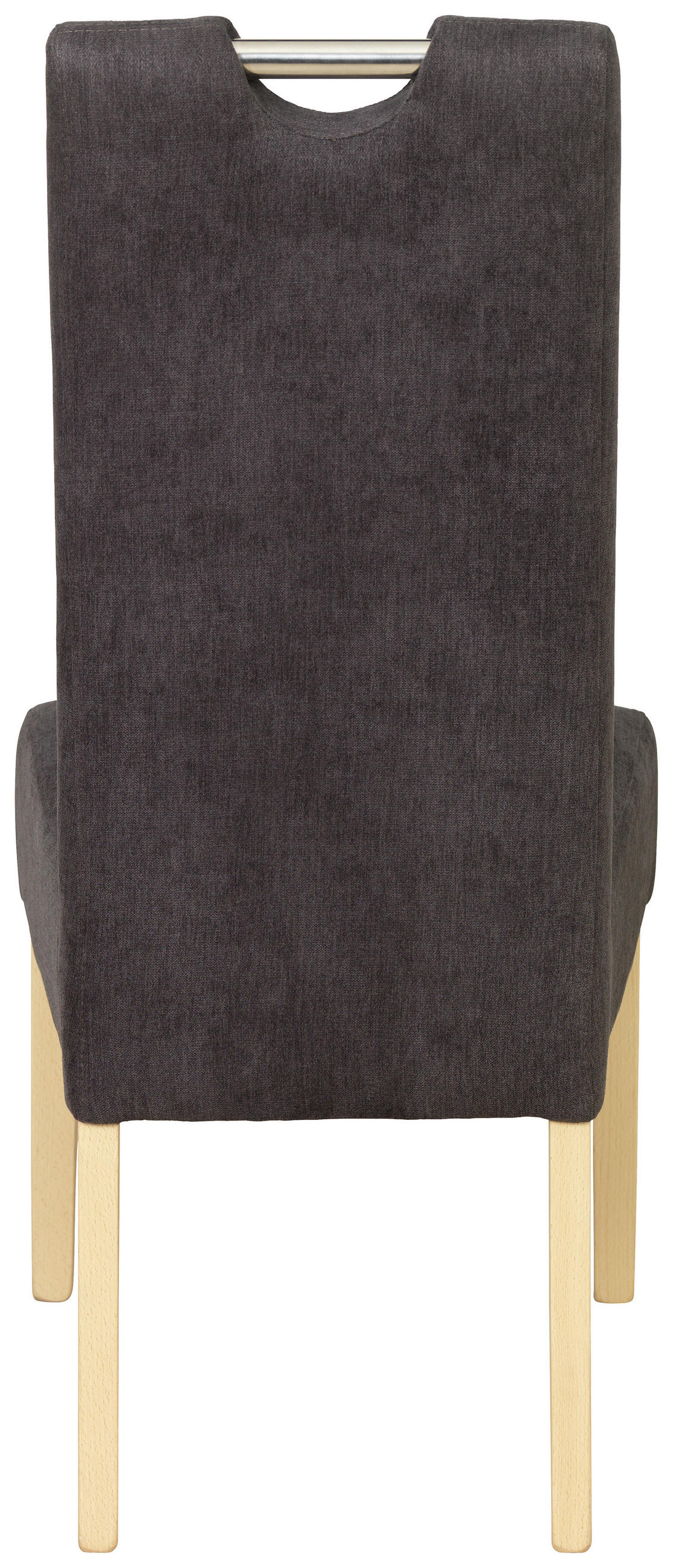 STUHL  in Stahl Webstoff Holz, Metall, Textil  - Dunkelbraun/Buchefarben, Natur, Holz/Textil (47/103/60cm) - Cantus