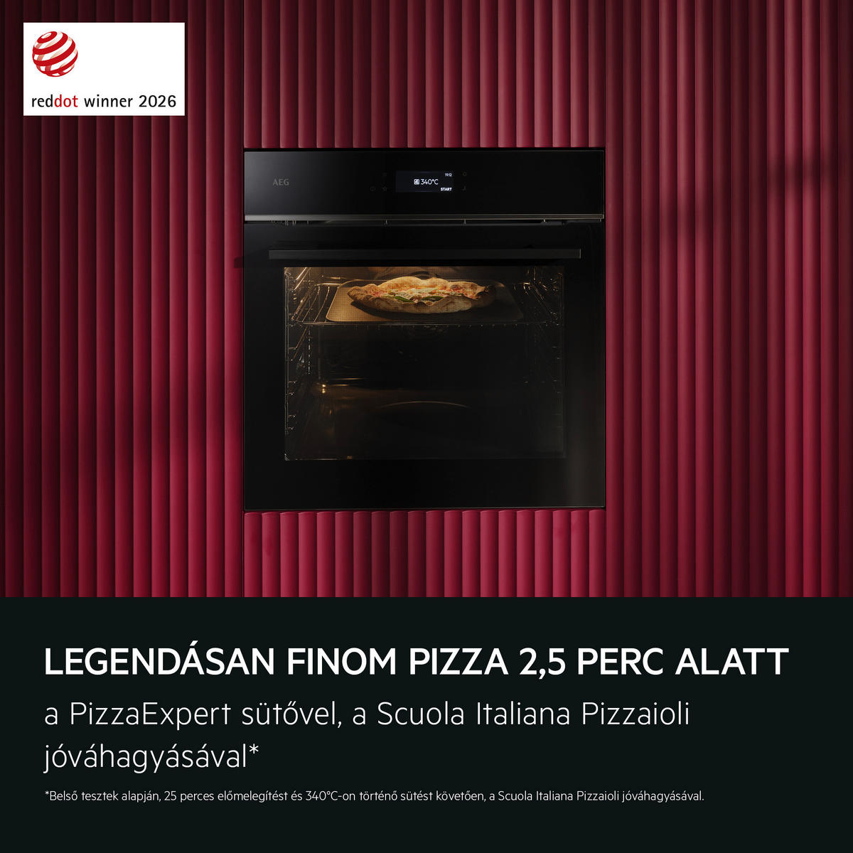 EINBAUBACKOFEN BP6150T  - Schwarz, Basics (56/59/55cm) - AEG