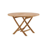GARTENTISCH  - Hellbraun, MODERN, Holz (120/75cm) - Gardenson