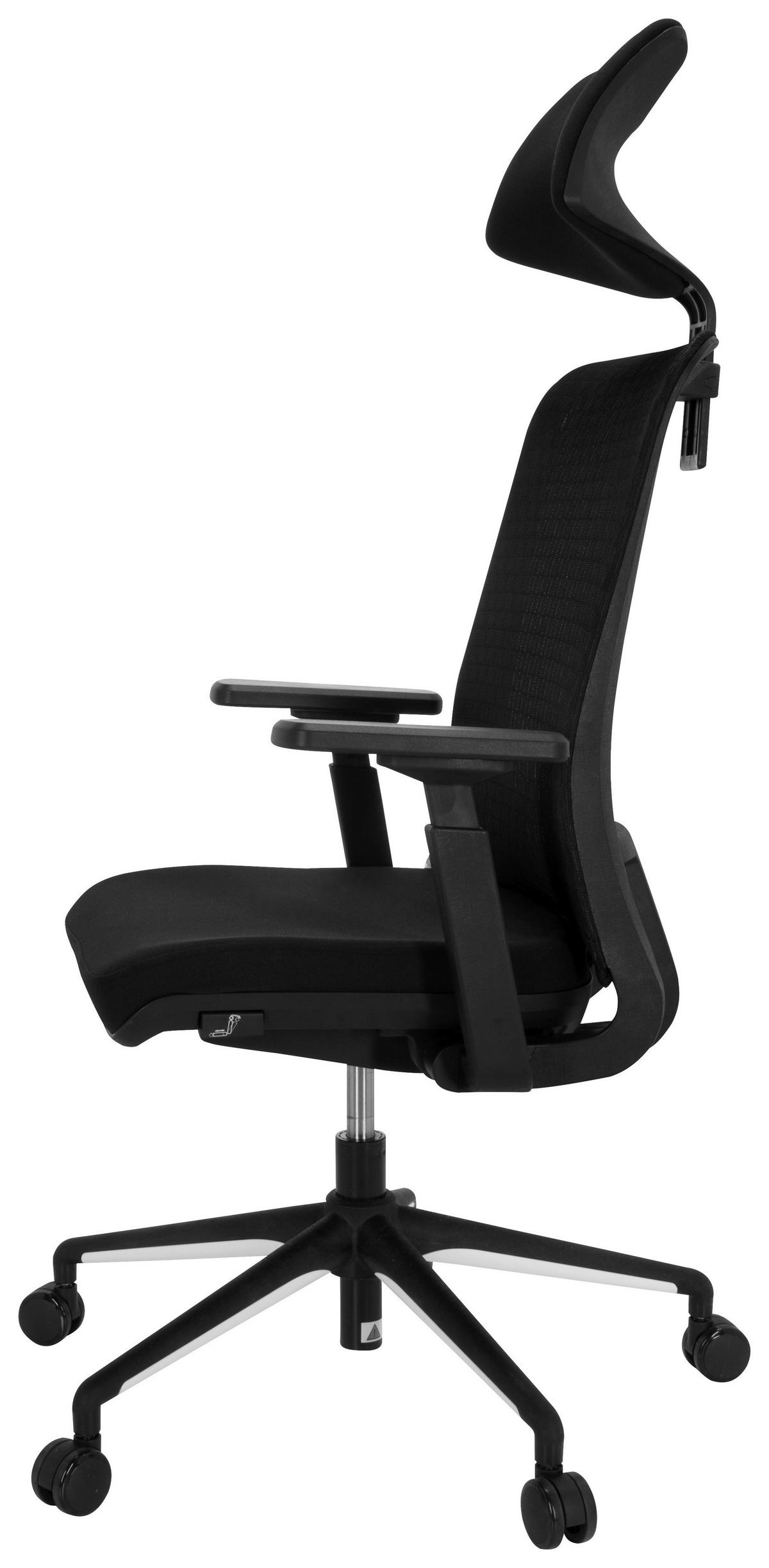 SNURRSTOL  i nätklädsel, flatväv svart  - svart, Modern, textil/plast (62/146/63cm) - MID.YOU
