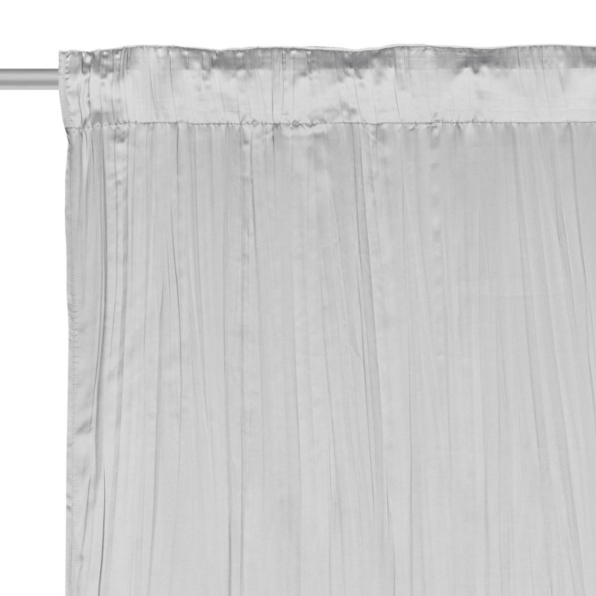 FERTIGVORHANG blickdicht  - Hellgrau, Design, Textil (122/255cm) - Novel