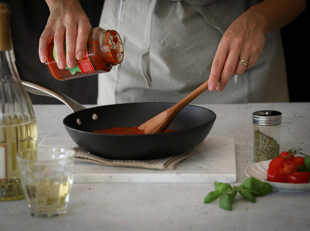 BRATPFANNE TRENTO 30 cm  - Schwarz, KONVENTIONELL, Metall (30cm)