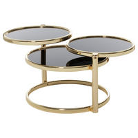 MIZICA, zlate barve  - zlate barve, Design, kovina/steklo (58/58/43cm) - MID.YOU