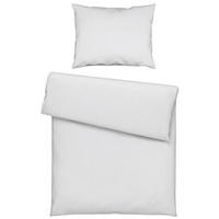 POSTELJNINA Uni 140/220 cm saten bela  - bela, Basics, tekstil (140/220cm) - Novel