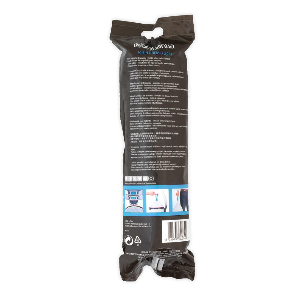 PYTEL NA ODPADKY 30 l - Design, plast (43,5/76/0,1cm) - Brabantia