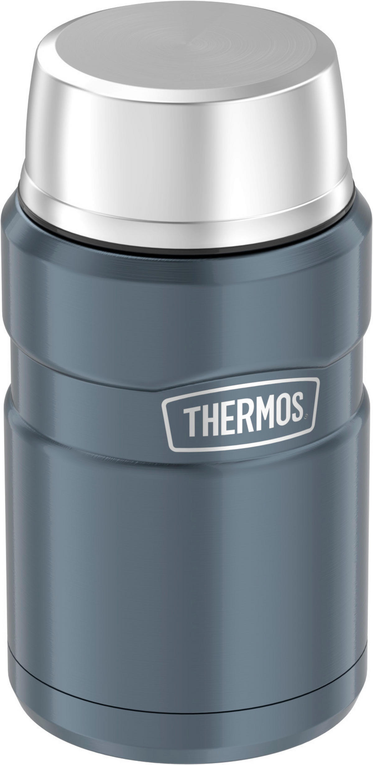 ISOLIERSPEISEGEFÄSS Stainless King 0,71 L  - Dunkelgrau, Metall (0,71l) - Thermos