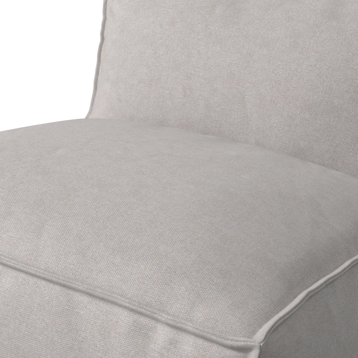 LOUNGESOFA  - Beige, MODERN, Textil (95/80/95cm) - Ambia Garden