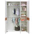 BABYKLEIDERSCHRANK Summer - Eichefarben/Silberfarben, Basics, Holzwerkstoff/Kunststoff (131/200/54cm) - My Baby Lou BABYKLEIDERSCHRANK Summer - Eichefarben/Silberfarben, Basics, Holzwerkstoff/Kunststoff (131/200/54cm) - My Baby Lou