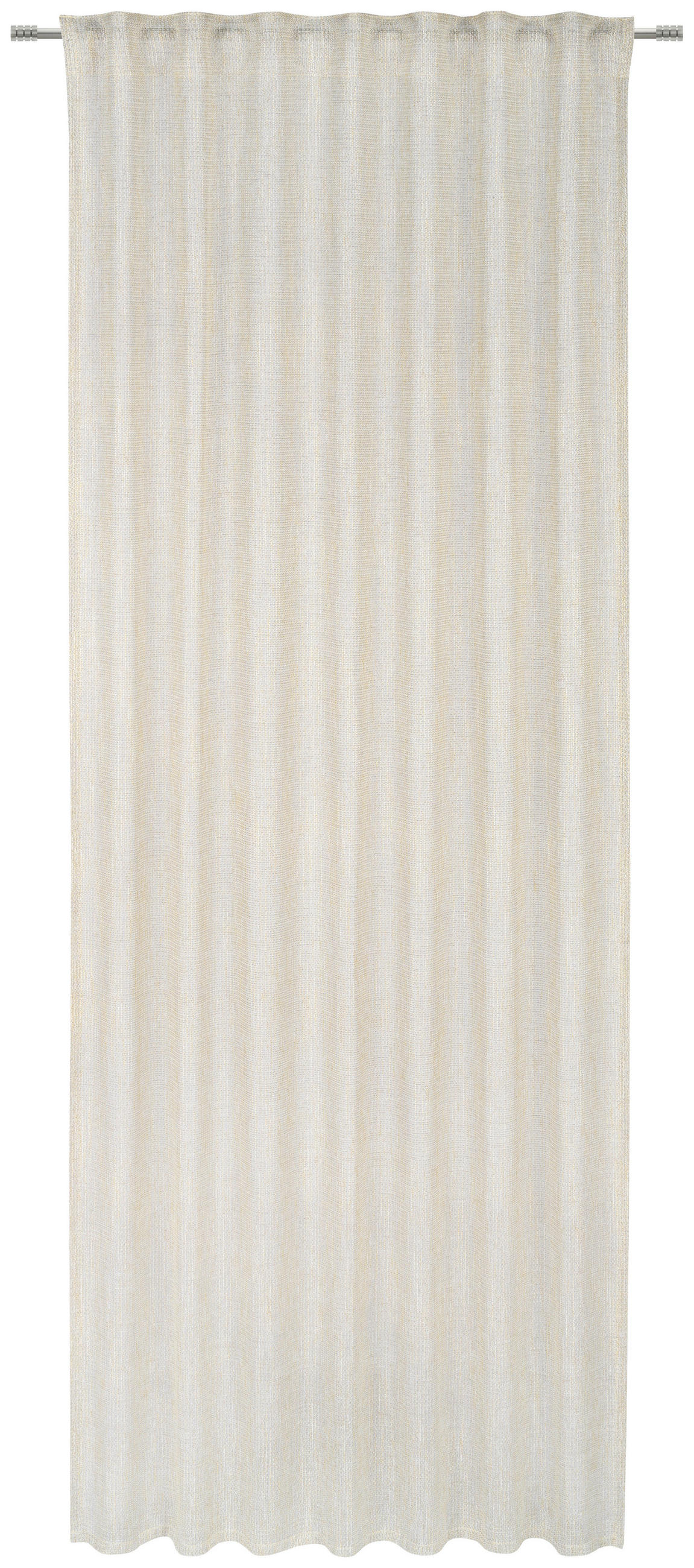 GARDINLÄNGD halvtransparent multicolor, beige /140/260 cm