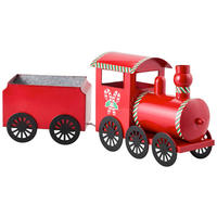 DEKOZUG  - Multicolor, LIFESTYLE, Metall (66/16/26,5cm) - X-Mas