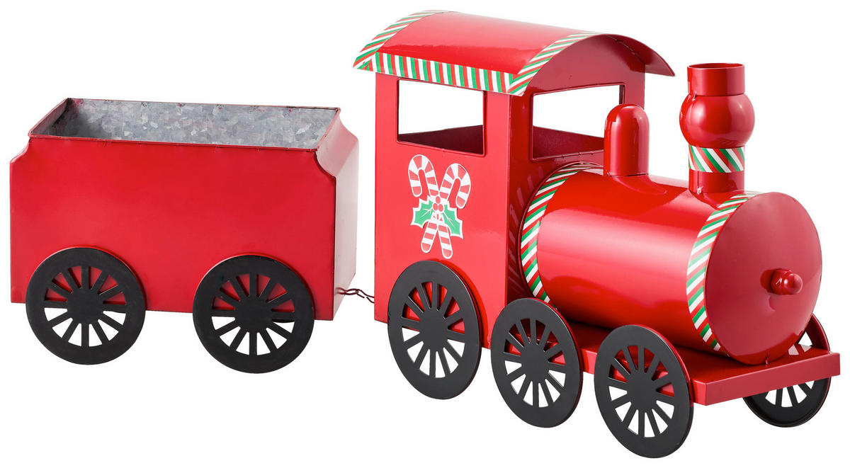 DEKOZUG  - Multicolor, LIFESTYLE, Metall (66/16/26,5cm) - X-Mas