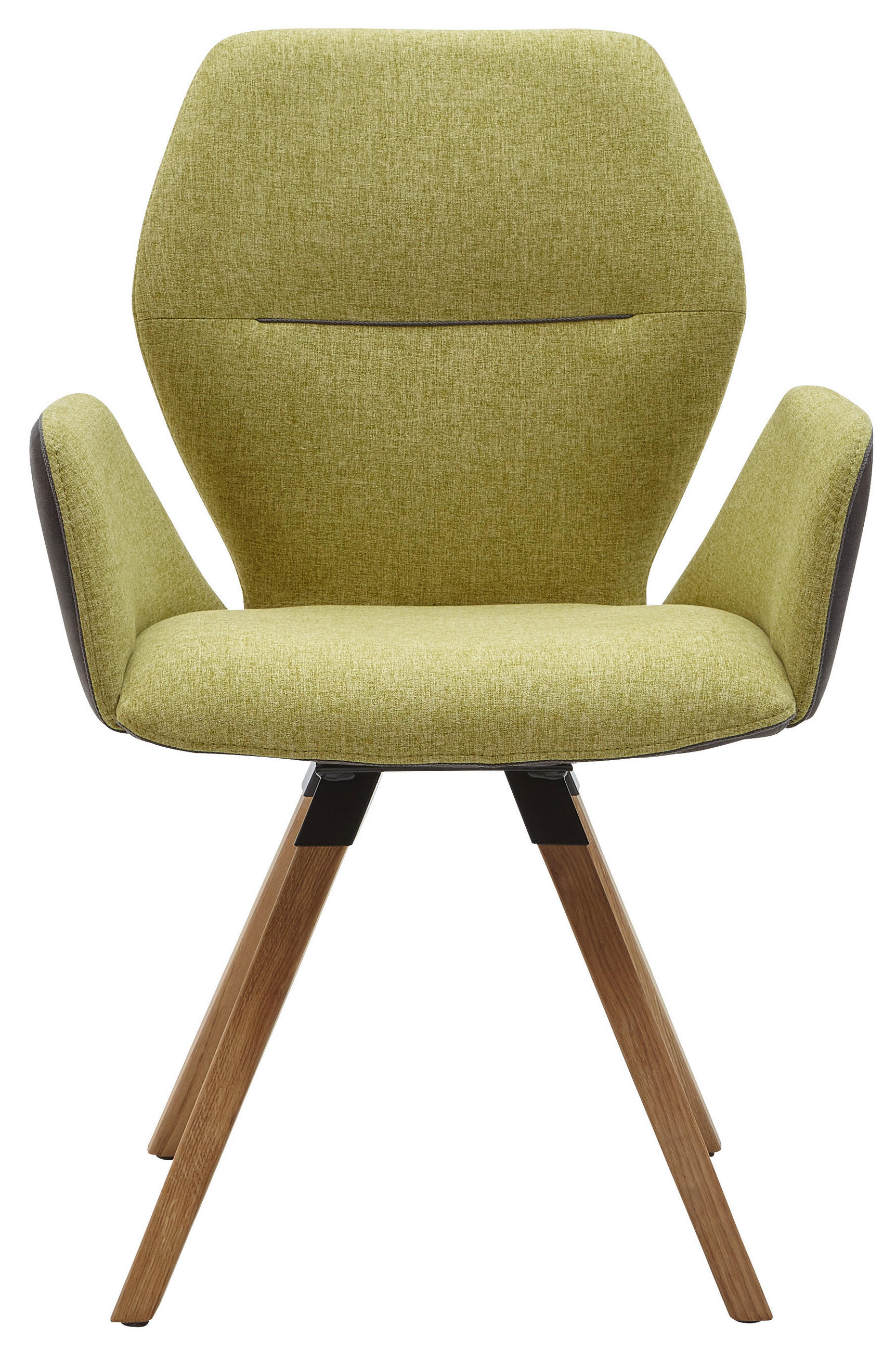 ARMLEHNSTUHL  in Mikrofaser  - Wildeiche/Anthrazit, Design, Holz/Textil (62/91/59cm) - Valnatura