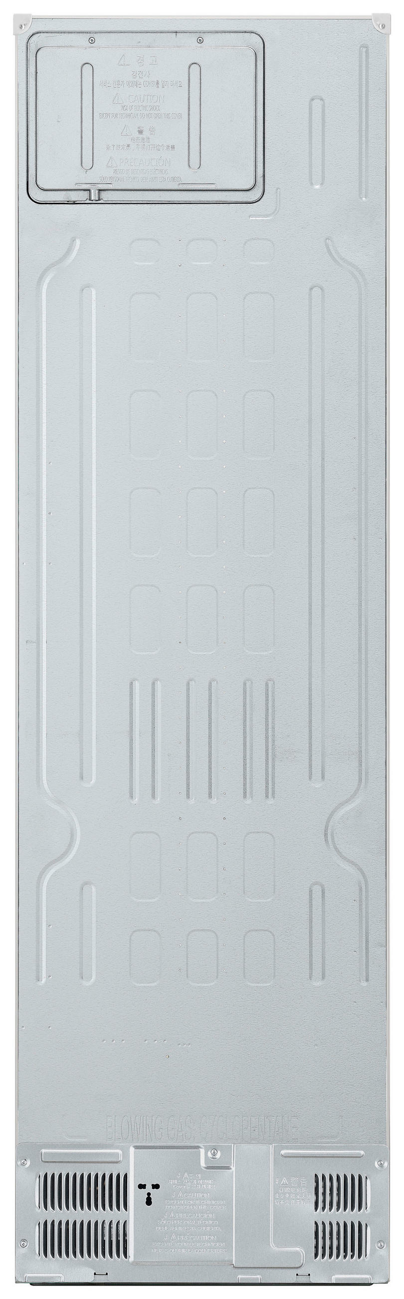 KÜHL-GEFRIER-KOMBINATION 59,5/203/67,5 cm GBP62SWNAC  - Weiß, Trend, Glas/Kunststoff (59,5/203/67,5cm) - LG