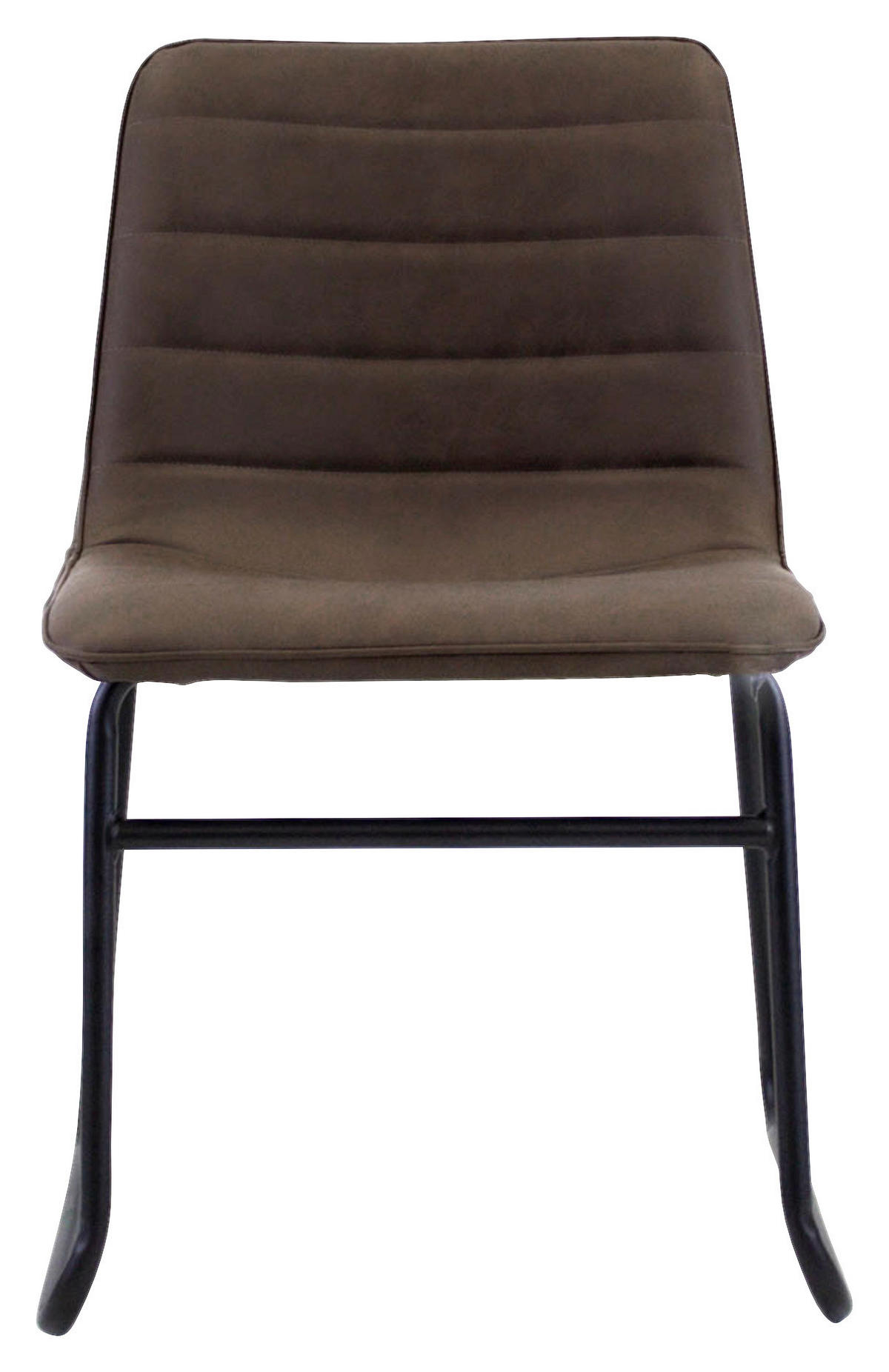 STUHL - Taupe/Schwarz, KONVENTIONELL, Kunststoff/Textil (48/77/56cm) - MID.YOU