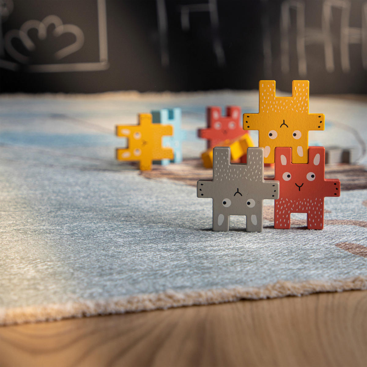KINDERTEPPICH 115/170 cm My Greta  - Weiss/Grau, Trend, Textil (115/170cm) - Ben'n'jen