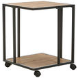 BEISTELLTISCH 40/40/51 cm Eiche Artisan quadratisch  - Eiche Artisan, Basics, Holzwerkstoff/Kunststoff (40/40/51cm) - Xora