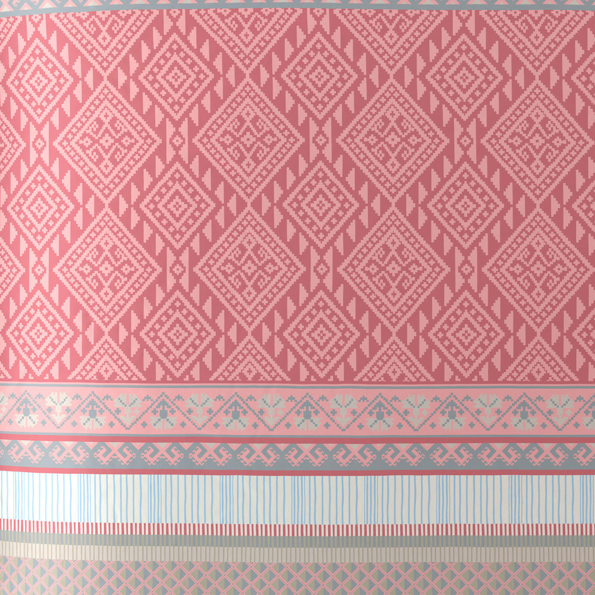 OBOJSTRANNÁ POSTEĽNÁ BIELIZEŇ, satén, viacfarebná, 140/200 cm - viacfarebná, Trend, textil (140/200cm) - Esposa