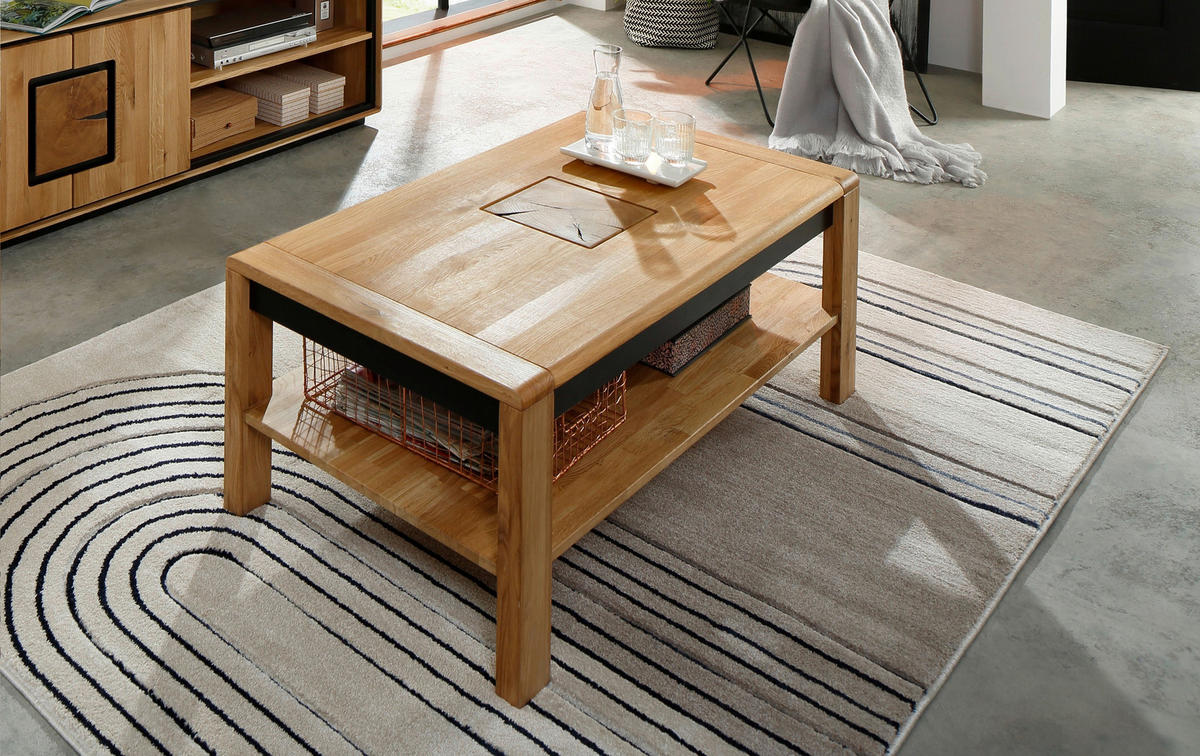 COUCHTISCH Wildeiche massiv Wildeiche  - Wildeiche, Basics, Holz (118/45/60cm) - Livetastic