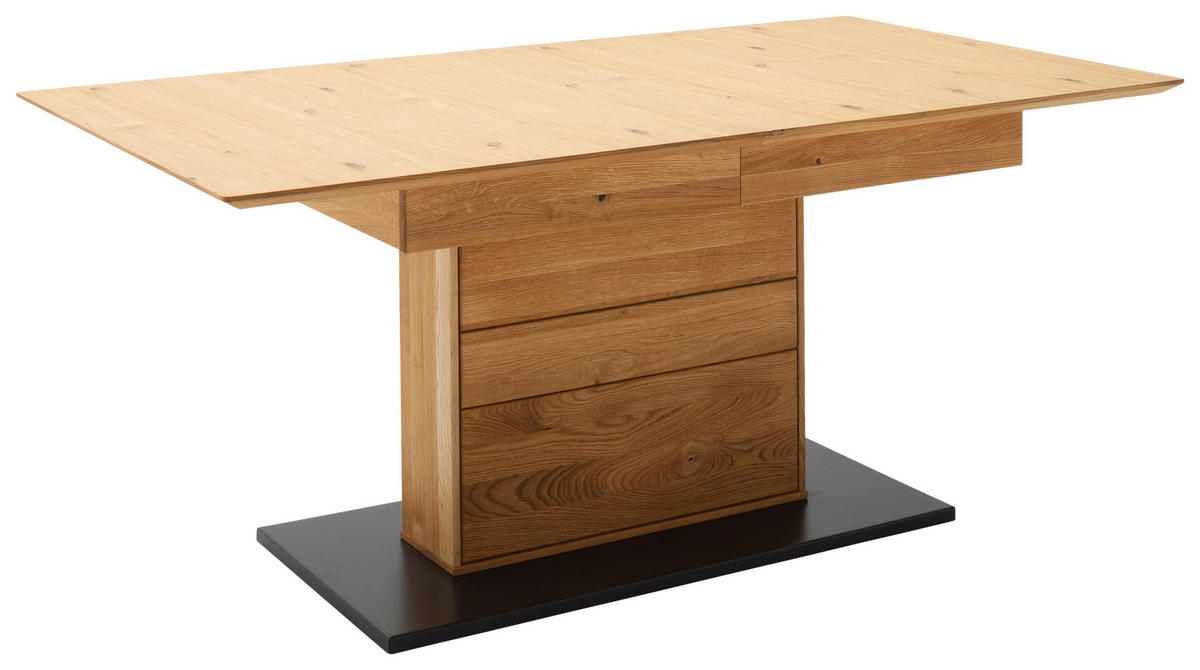 ESSTISCH in Holz, Holzwerkstoff 180-230/100/77 cm  - Wildeiche/Anthrazit, Natur, Holz/Holzwerkstoff (180-230/100/77cm) - MID.YOU