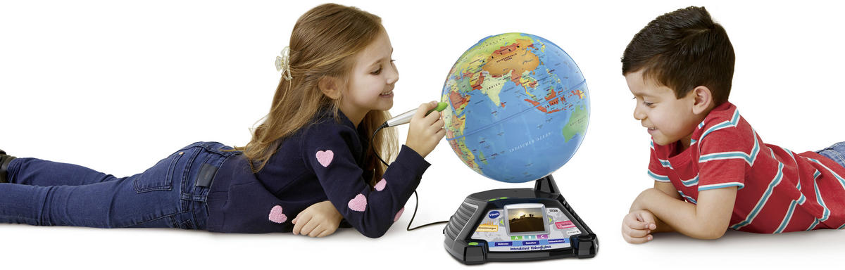 INTERAKTIVER VIDEOGLOBUS  - Multicolor, Trend, Kunststoff (30,5/38,1cm) - Vtech