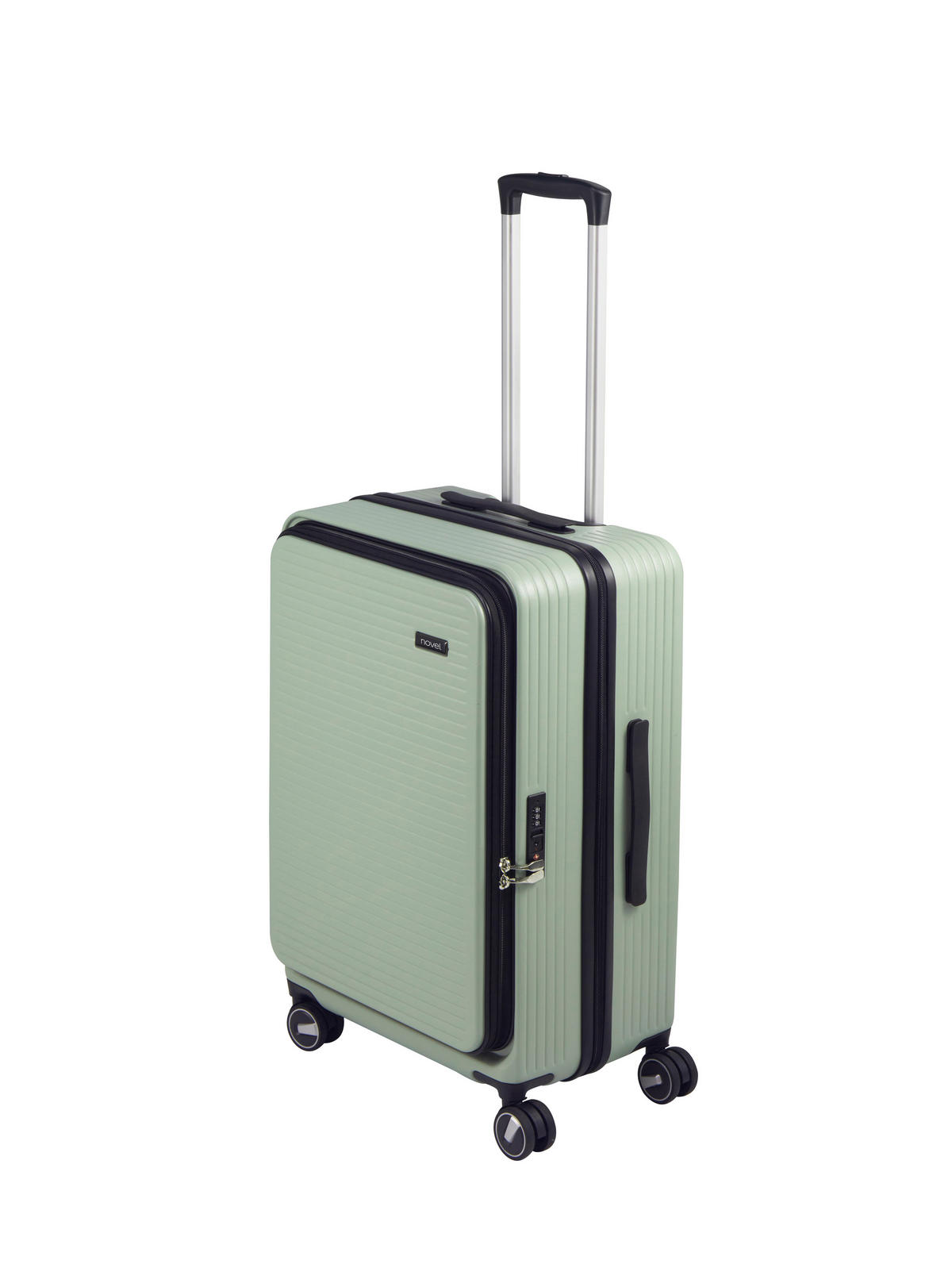 SADA CESTOVNÝCH KUFROV  - zelená, Basics, kov/textil - Novel