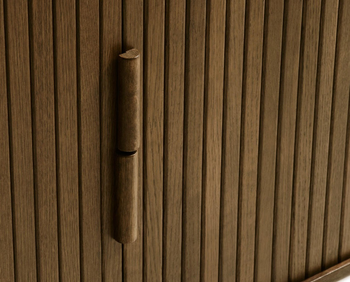 HÖG BYRÅ mörkbrun  90/113/40 cm  - mörkbrun, Design, trämaterial/trä (90/113/40cm) - Niels Andersson