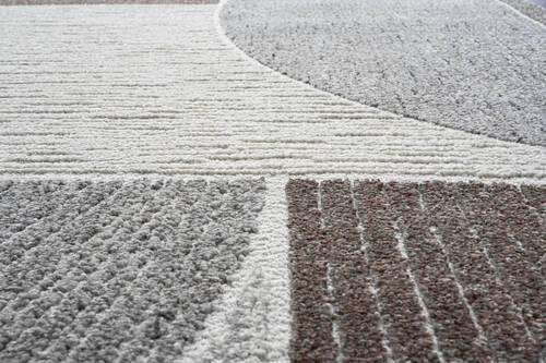 Thumbnail - Novel Webteppich Valentino, Grau, Weiß, Weinrot, Textil, Abstraktes, rechteckig, 80x150 cm, Oeko-Tex® Standard 100, für ...