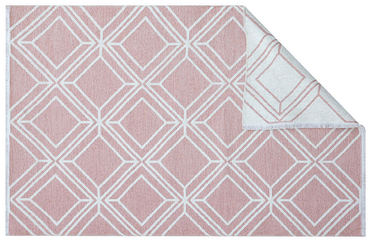 RAVNO TKANA PREPROGA  COLORI     80/150 cm    tkano  krem barve, terakota  - krem barve/terakota, Trendi, tekstil (80/150cm) - Novel