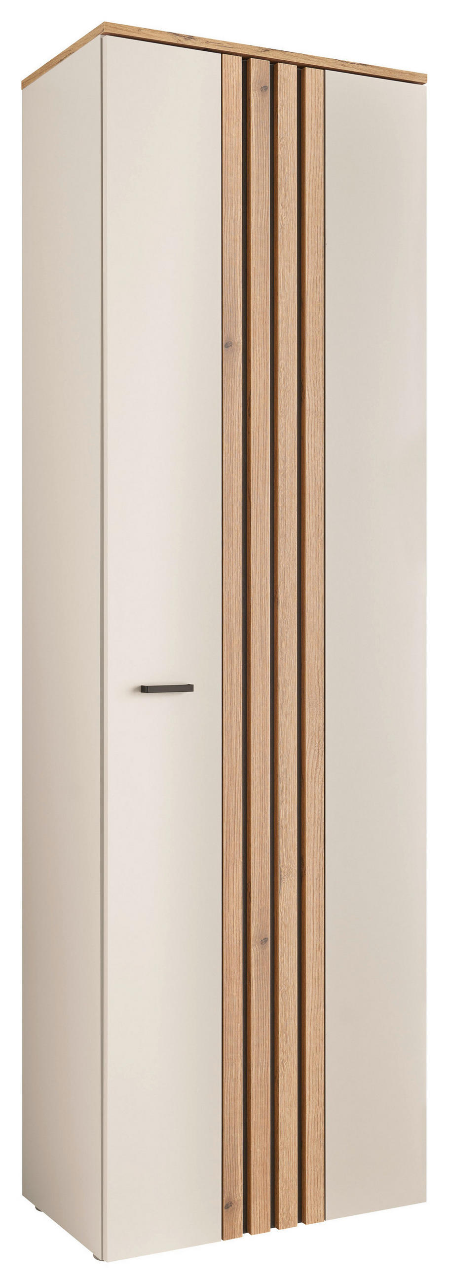 Xora Garderobenschrank Eiche, Kaschmir 60x197x38 cm