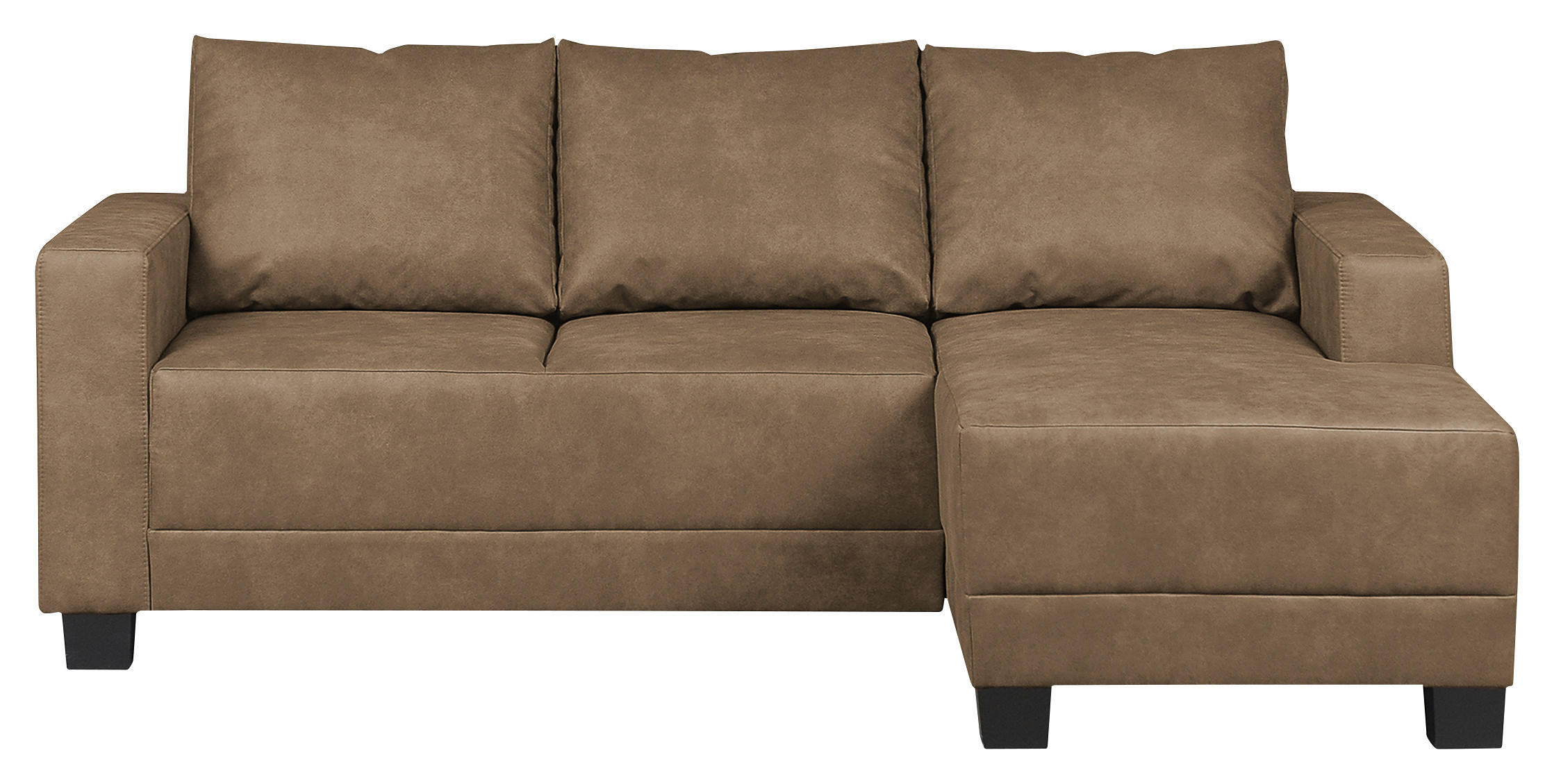 KUTNA GARNITURA tekstil  boje blata   - boje blata/smeđa, Design, tekstil/drvo (200/144cm) - MID.YOU