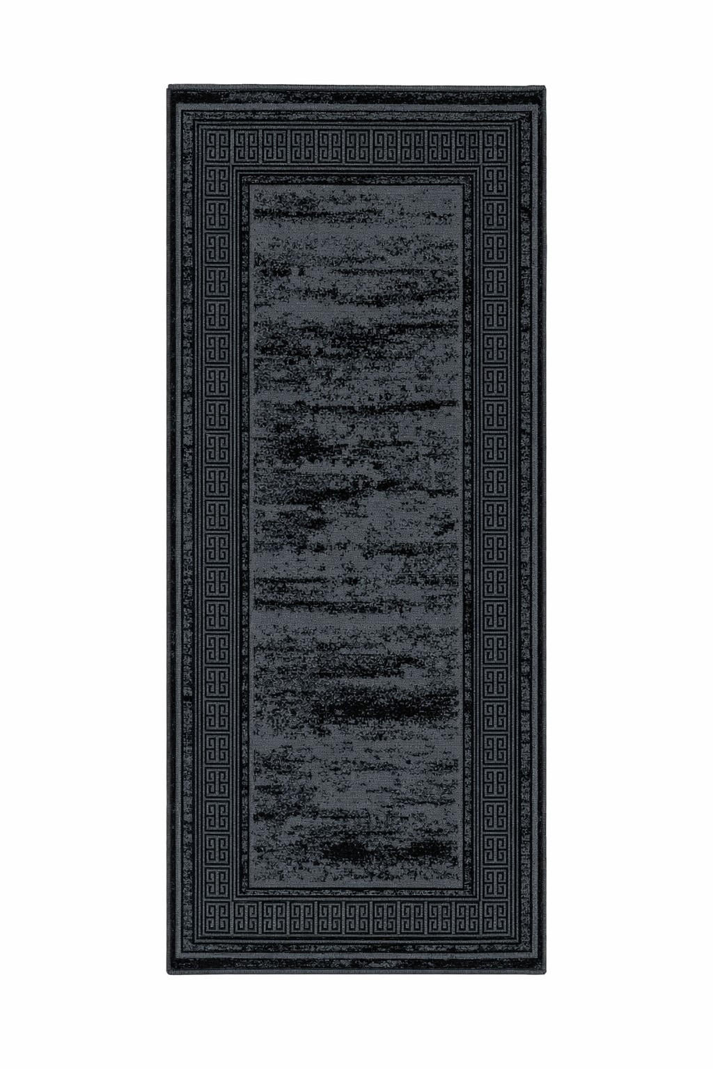 FLATVÄVD MATTA 80/150 cm Kalea  - svart, Basics, textil (80/150cm) - Kayoom