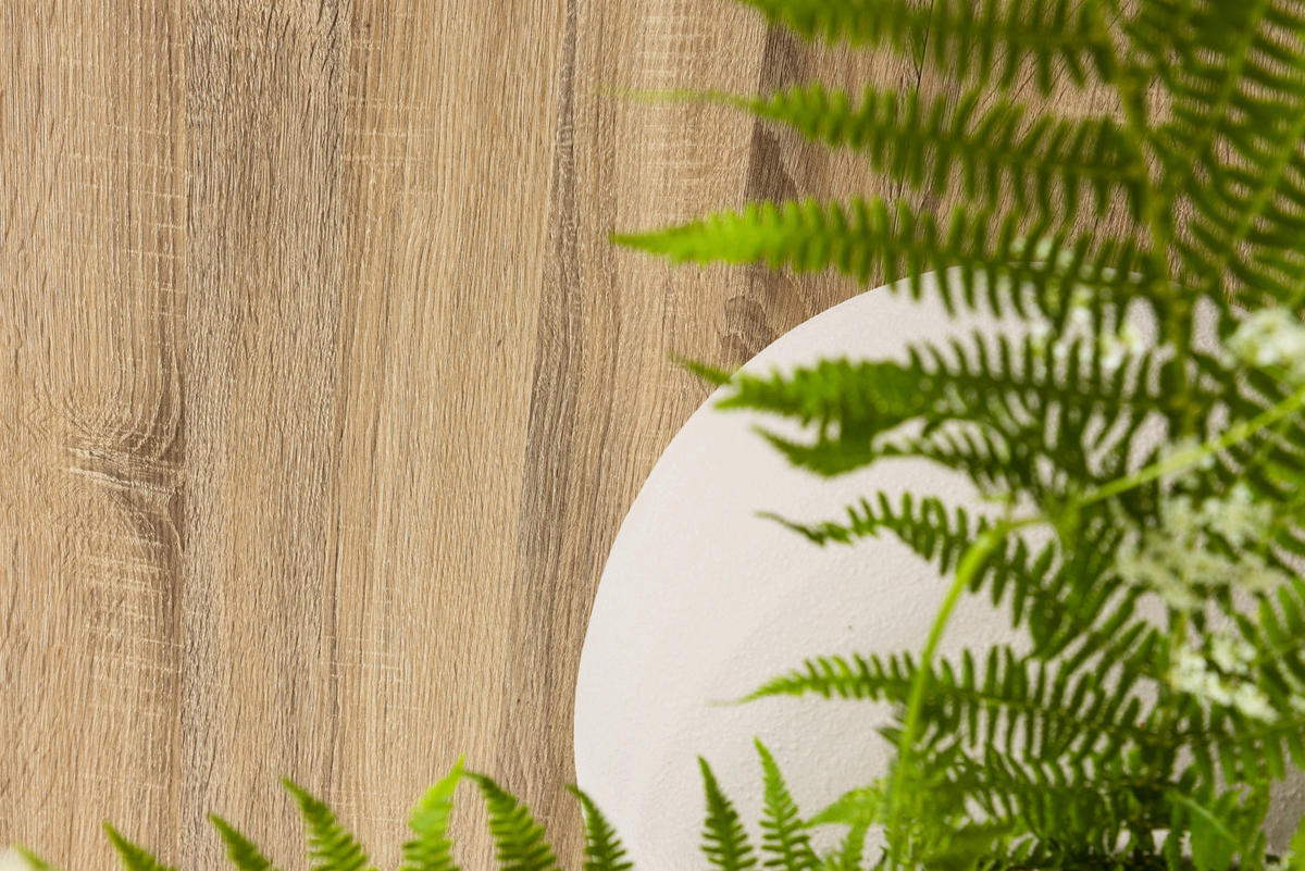 ESSTISCH furniert rechteckig Beige  - Beige, Design, Holzwerkstoff/Metall (200/90/75cm) - Livetastic